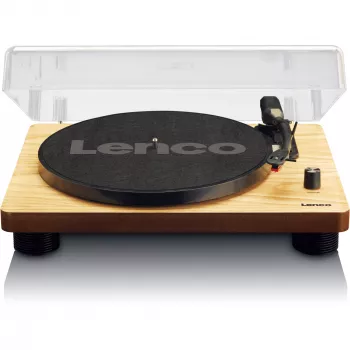 Lenco LS-50 levysoitin kaiuttimella puu