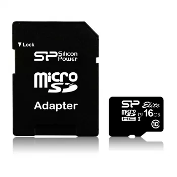 Silicon Power Elite muistikortti 16 GB MicroSDHC Class 10 UHS-I