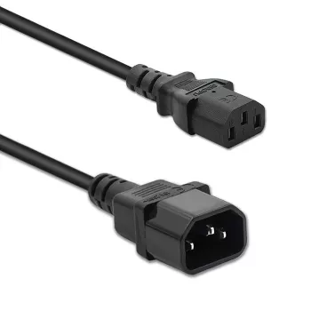 Jatkojohto QOLTEC 50459 IEC C13 - C14 1,5 m