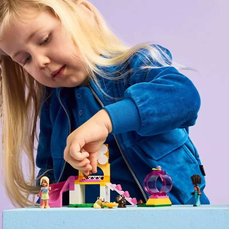 Rakennuslelu LEGO Friends pentujen leikkipaikka sarja 42665, 66 osaa, 2 minihahmoa, ikä 4+
