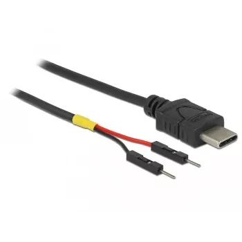 DeLOCK 85418 USB-C-virtajohto 2x nastaliittimeen, 0,1 m