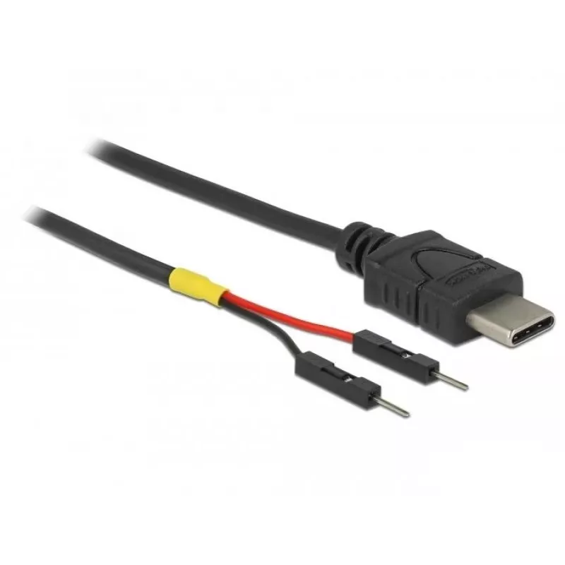 DeLOCK 85418 USB-C-virtajohto 2x nastaliittimeen, 0,1 m