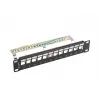 Kytkentäpaneeli LANBERG PPKS-9212-B 12-porttinen 1U 10 tuuman FTP