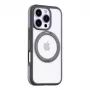 Kotelo Torras Ostand R Fusion iPhone 16 Pro 15,5 cm harmaa läpinäkyvä