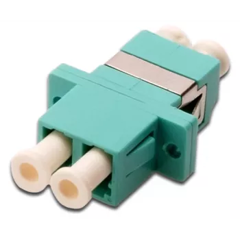 Digitus kuituliitin duplex LC–LC MM OM3 aqua