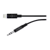 Belkin kaapeli Lightning – kuulokeliitäntä - Lightning uros – stereominiliitin uros - 91,4 cm - musta - Apple iPhone (Lig
