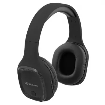 Kuulokkeet Tellur Bluetooth Over-Ear-kuulokkeet Pulse musta
