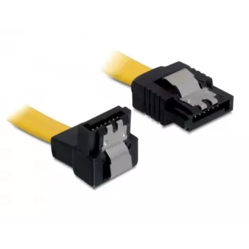 SATA-kaapeli DeLOCK 0,5 m uros/uros keltainen