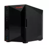 Asustor AS5402T NAS/tallennuspalvelin Intel® Celeron® N5105 4 GB DDR4 0 TB ADM musta