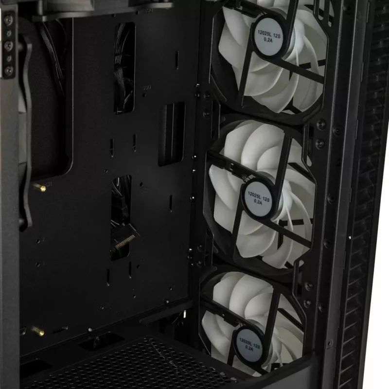 Kolink Observatory HF Glass ARGB Midi-Tower - musta