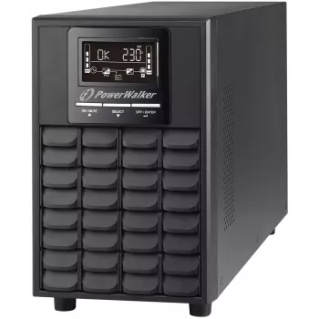 PowerWalker VFI 1000 CG PF1 keskeytymätön virransyöttö (UPS) kaksoismuunnin (Online) 1 kVA 1000 W 4 AC-lähtöä