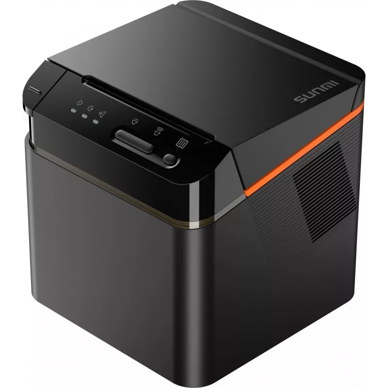 SUNMI C04020020 80 mm Kitchen Cloud Printer kuittitulostin, lämpö, leikkuri, USB-C, Bluetooth, Ethernet, Wi-Fi, musta