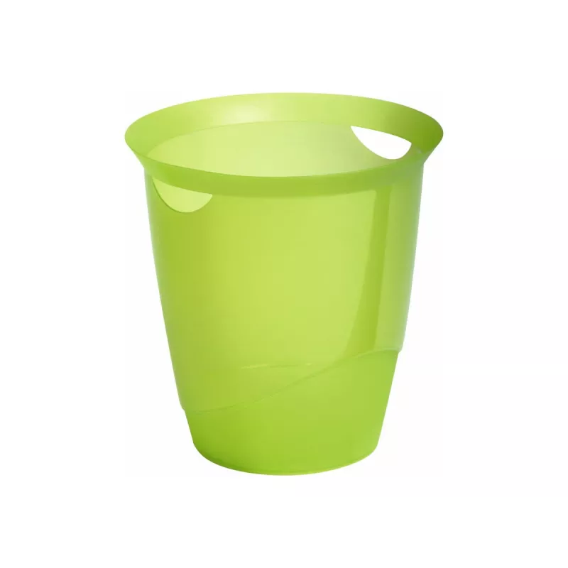 Durable TREND pyöreä roskakori 31,5 cm, vihreä läpikuultava