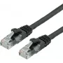 UTP-patchkaapeli Cat6a, CU, musta, 0,3 m – kaapeli – verkko (21.99.1464)