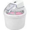 Jäätelökone ICM 3764, jäätelökone valkoinen, 1 500 ml jäätelölle, 12 wattia
