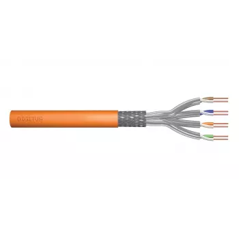 Digitus DK-1743-VH-05 Cat.7 S/FTP asennuskaapeli, Dca, AWG 23/1 yksijohdin, LSOH, 50 m, oranssi