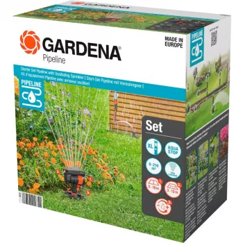 Ruohon kastelusadetin pyöreä Gardena 8272-20 muovi musta