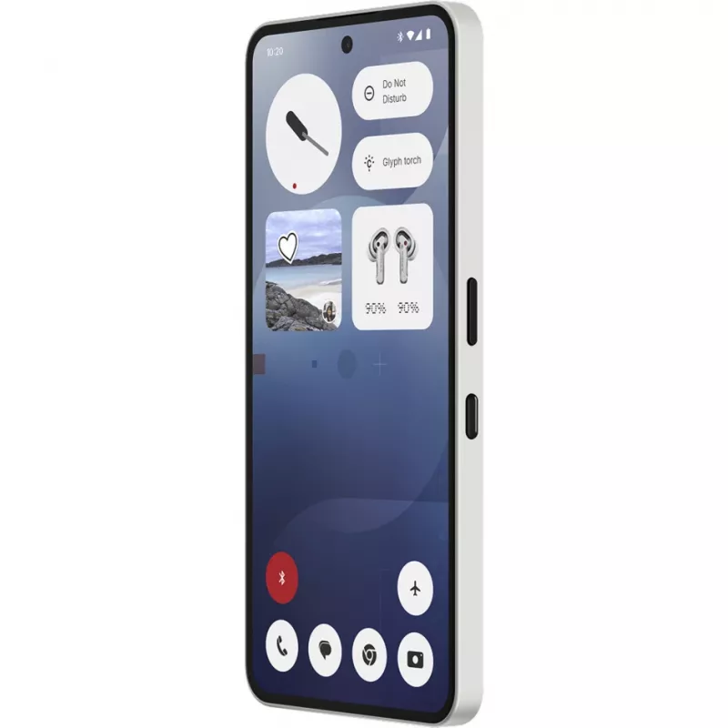Nothing Phone (3a) 17,2 cm (6,77 inch) Dual SIM Android 15 5G USB Type-C 12 GB 256 GB 5000 mAh valkoinen