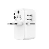 Fixed | Voyager 85W matkasovitin EU-, UK- ja USA/AUS-käyttöön, 4xUSB-C ja 1xUSB-lähtö | sovitin