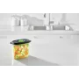 Säilytysastia FoodSaver FFC023X 1,8 L soikea Tritan, musta läpinäkyvä, tyhjiöpumppu, konepesunkestävä