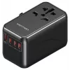 Laturi Vention FJGB0 100W GaN 3× USB-C ja 1× USB-A, musta