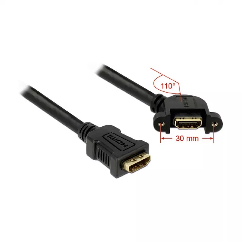 HDMI-kaapeli DeLOCK 0,25 m 2xHDMI