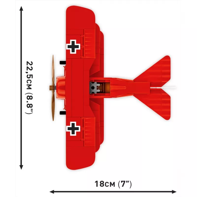 Blocks Fokker DR.1 Red Baron 221 rakennuspalikkaa