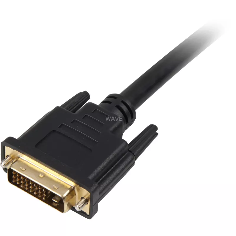 DVI-kaapeli Sharkoon DVI-D/DVI-D (24+1) 1 m