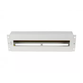 Lanberg AK-VDP103-S 19 tuuman 3U jännitteenjakopaneeli DIN TS-35 -kiskolla, harmaa