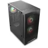 PC-kotelosarja Silentware Flow 100 ARGB MESH — 2×140 mm edessä, 1×120 mm takana