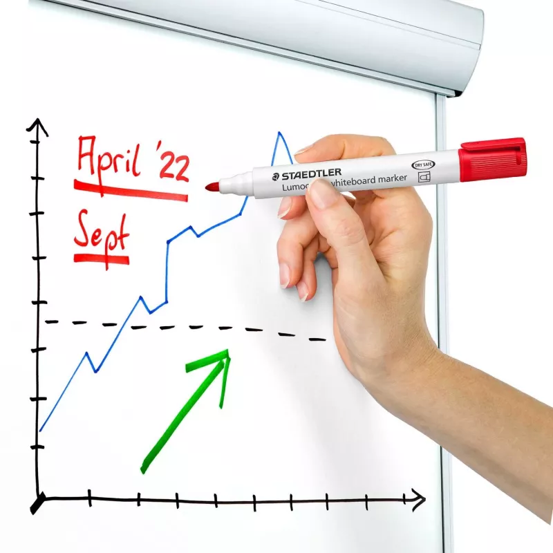 Tussi Staedtler Lumocolor Whiteboard 351 6 kpl pyöreä kärki