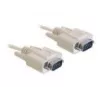 Sarjakaapeli DeLOCK RS-232 1 m beige DB-9