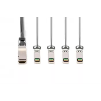 Suoraliitäntäkaapeli Digitus 40G QSFP+ - 4xSFP+ 1m