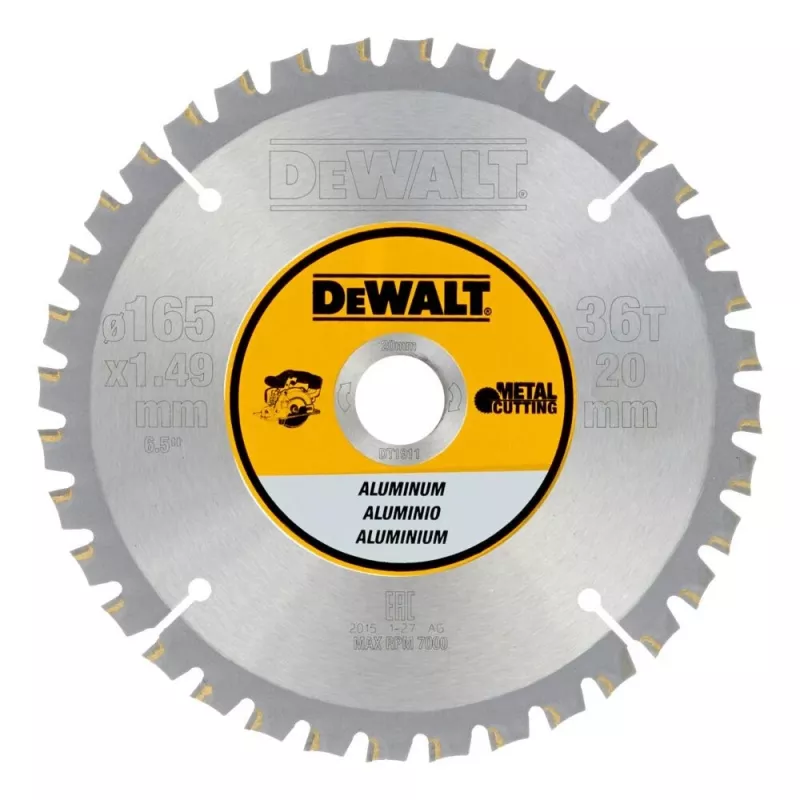 Terä 165x20 DT1911 DEWALT