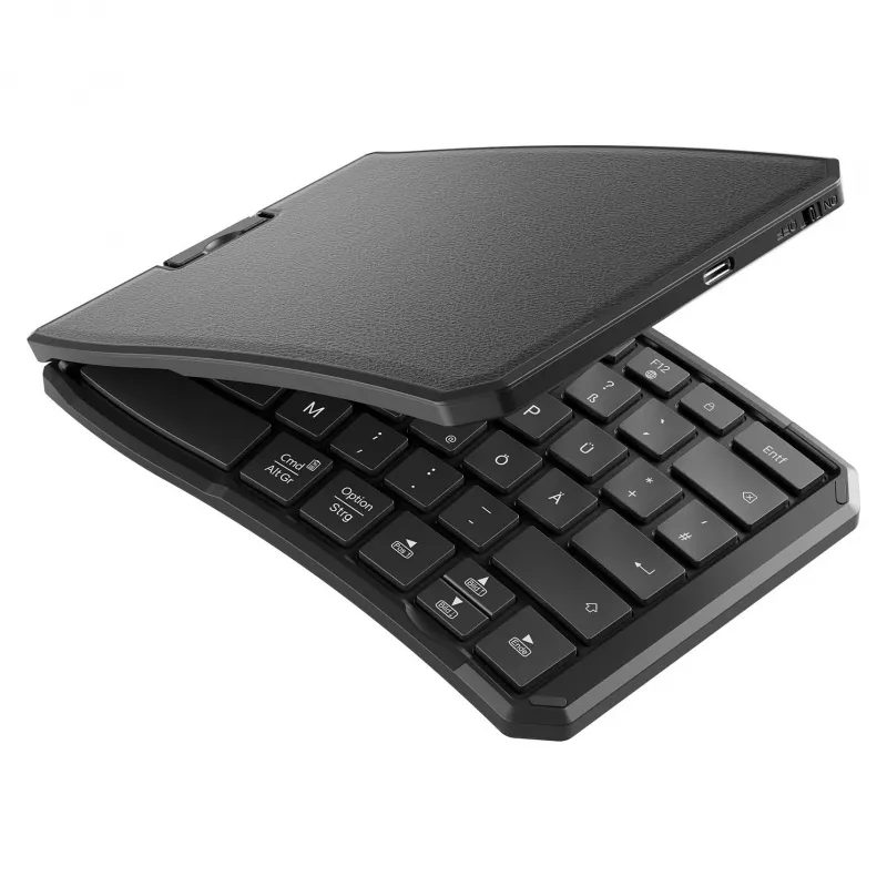 Inateck Full-Size kaareva Bluetooth-näppäimistö N0131 QWERTZ saksimekanismi musta