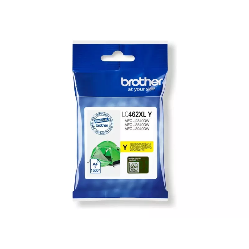 Brother LC462XLY mustekasetti 1 kpl alkuperäinen suuri (XL) kapasiteetti keltainen