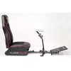 Subsonic SA5681 racing-cockpit musta punainen tekonahka verkko metalli