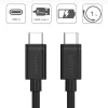 USB-kaapeli UNITEK Y-C477BK USB 3.2 Gen 1 1m USB C musta