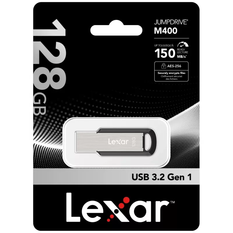 USB-flash-asema Lexar 128 GB USB Type-A 3.2 Gen 1 JumpDrive M400