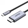 UNITEK V1409A kaapelisovitin USB-C DisplayPort musta, harmaa