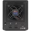 ThunderBay 4 mini, asemakotelo musta, ammattimainen 4 aseman HDD/SSD-Thunderbolt-3-kotelo