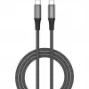 4smarts PremiumCord - USB-kaapeli - USB-C (M) - USB-C (M) - USB 2.0 - 20 V - 5 A - 1,5 m - USB-virtalähde (100 W) - musta