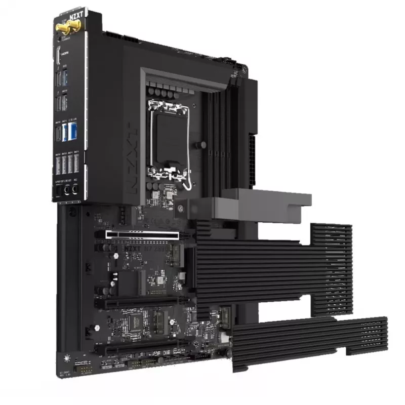 NZXT N7 Z890 ATX-emolevy - musta