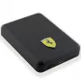Ferrari virtapankki FEPB5MNCAK 15W 5000mAh musta/musta Metal Logo MagSafe