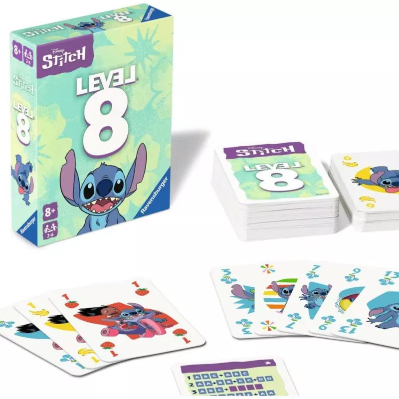 Disney Stitch Level 8, korttipeli