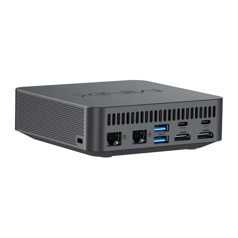 MiniX Mini-PC N512 i5 - kompakti pöytätietokone Intel Core i5-12600H, 16 GB RAM, 1 TB SSD