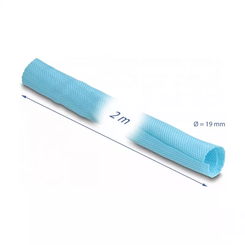 Kaapelinsuojasukka DeLOCK 20878 sininen 2 cm polyesteri -50 - 150 °C