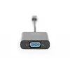 DIGITUS DA-70853 USB-C - VGA-sovitin, Full HD 1080p, musta