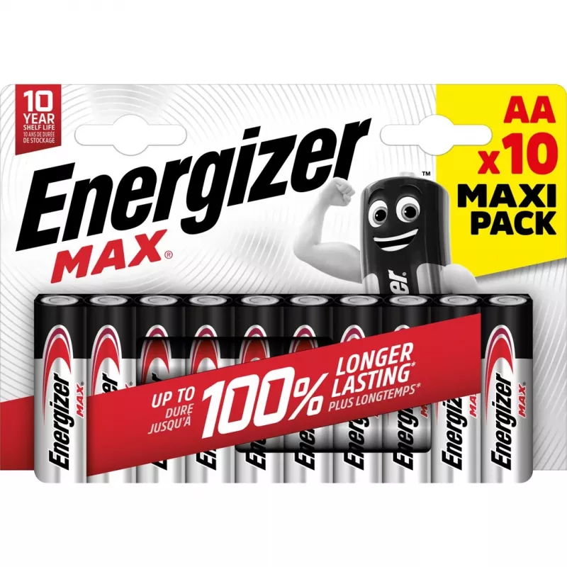 Energizer paristot Max AA LR6 10 kpl Eco