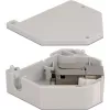 Delock - modulaariadapteri - DIN-kiskoon asennettava - CAT 6a - STP - harmaa - 1 liitäntä (86014)